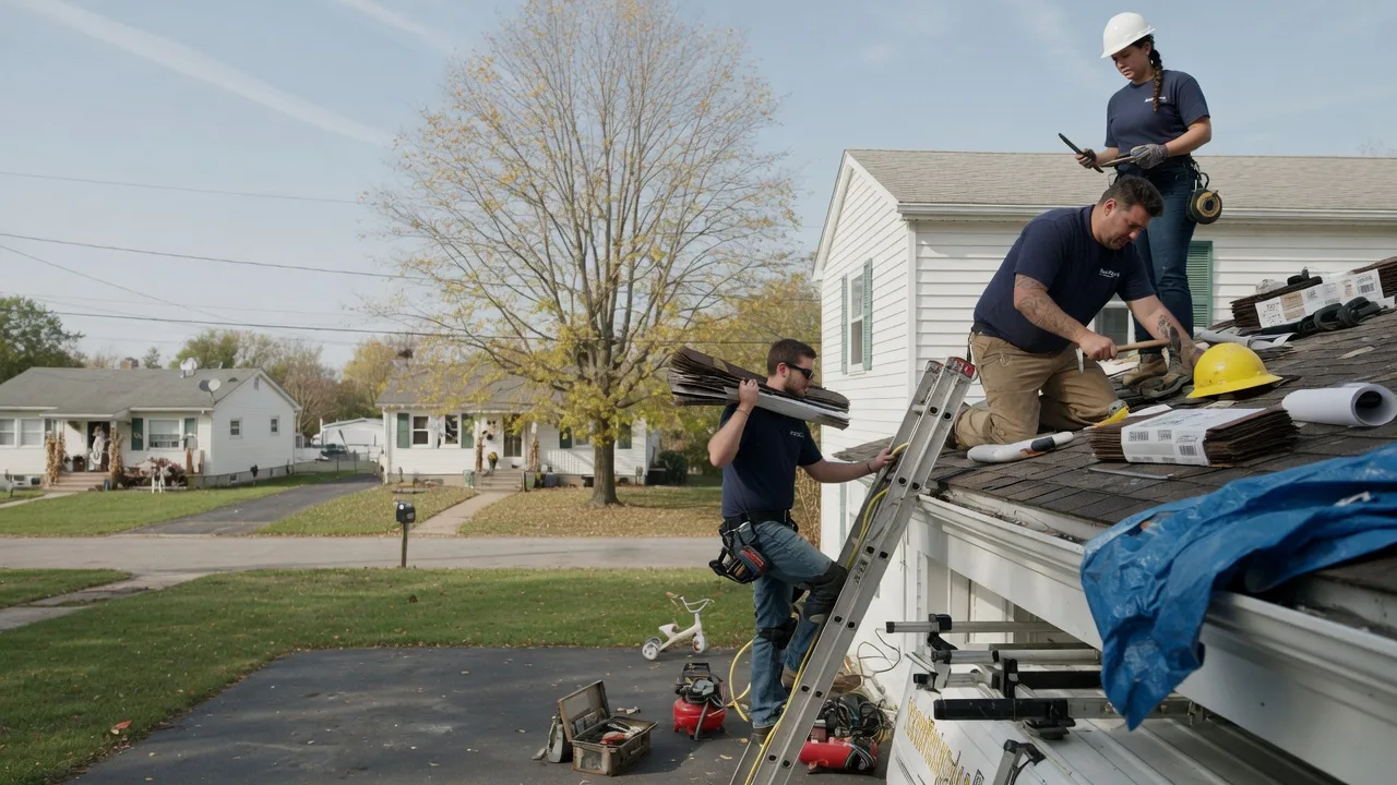 Local Roofing Contractors in Freelandville, IN near me
